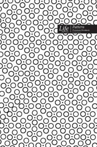 Cover of Ringed Dots Pattern Composition Notebook, Dotted Lines, Wide Ruled Medium Size 6 x 9 Inch (A5), 144 Sheets White Cover