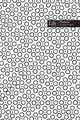 Book cover for Ringed Dots Pattern Composition Notebook, Dotted Lines, Wide Ruled Medium Size 6 x 9 Inch (A5), 144 Sheets White Cover