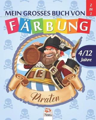 Book cover for Mein grosses buch von Färbung - piraten