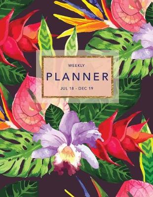 Book cover for Weekly Planner Jul 18 - Dec 19