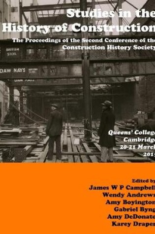 Cover of Studies in Construction History