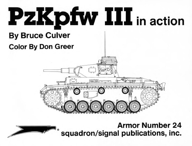 Book cover for PzKpfw III in Action