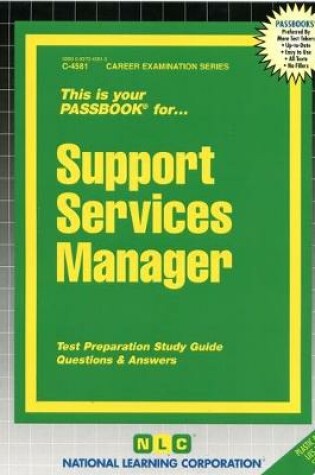 Cover of Support Services Manager