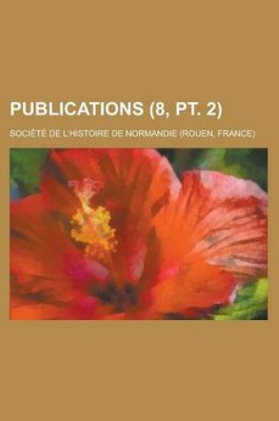 Cover of Publications (8, PT. 2)