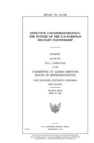 Cover of Effective counterinsurgency