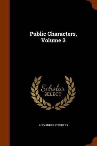Cover of Public Characters, Volume 3