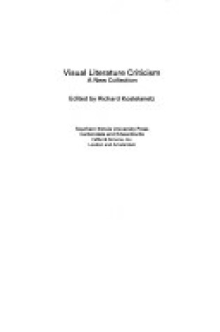 Cover of Visual Literature Criticism