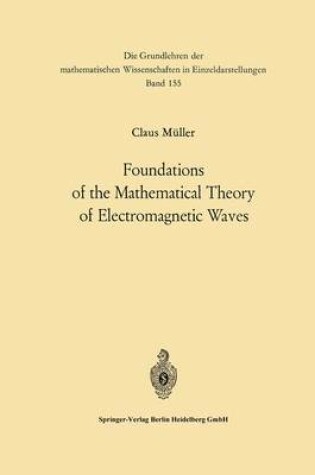 Cover of Foundations of the Mathematical Theory of Electromagnetic Waves.