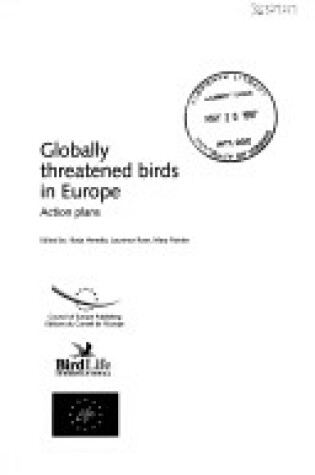 Cover of Globally threatened birds in Europe