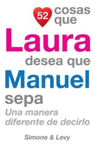 Cover of 52 Cosas Que Laura Desea Que Manuel Sepa