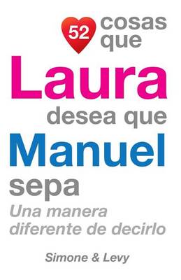 Book cover for 52 Cosas Que Laura Desea Que Manuel Sepa