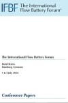 Book cover for The International Flow Battery Forum, Hotel Hafen Hamburg, Germany, 1 & 2 July 2014