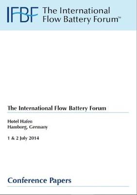 Cover of The International Flow Battery Forum, Hotel Hafen Hamburg, Germany, 1 & 2 July 2014