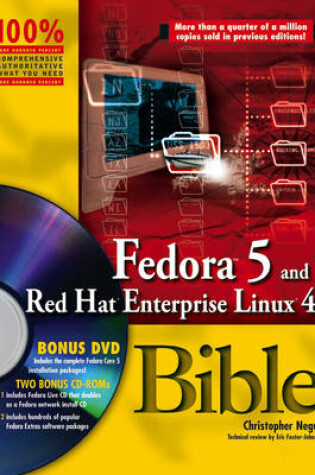 Cover of Fedora 5 and Red Hat Enterprise Linux 4 Bible