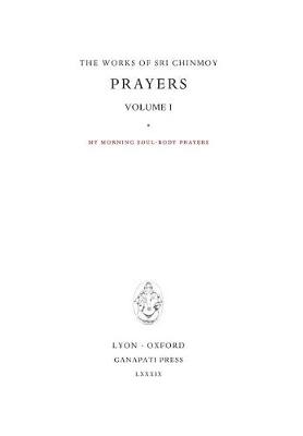 Book cover for Prayers I