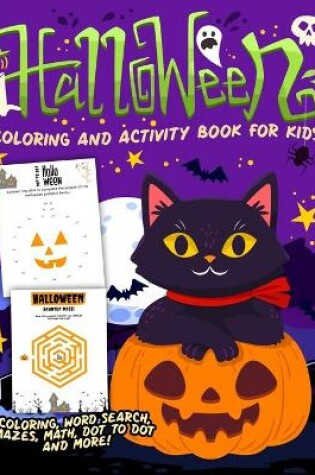 Cover of Halloween Coloring and Activity Book For Kids