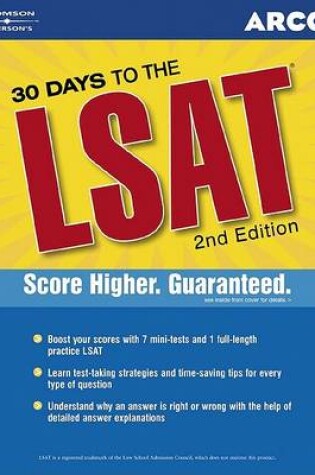 Cover of 30 Days to the Lsat