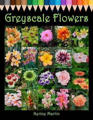 Book cover for Greyscale Flowers