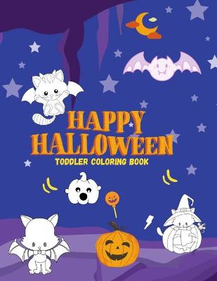 Cover of Toddler coloring book Happy Halloween