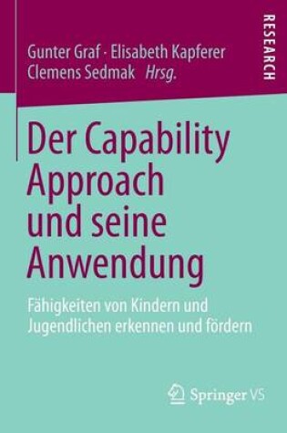 Cover of Capability Approach Und Seine Anwendung