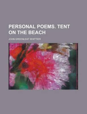 Book cover for Personal Poems. Tent on the Beach