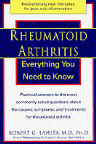 Cover of Rheumatoid Arthritis