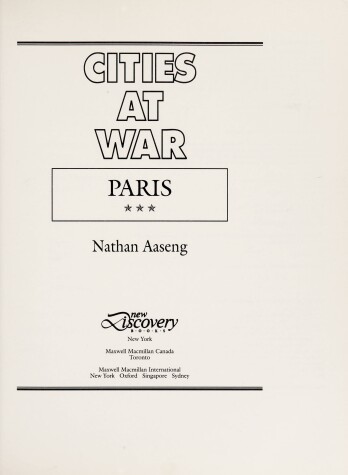 Book cover for Paris