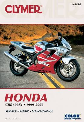 Book cover for Honda CBR600F4 1999-2006