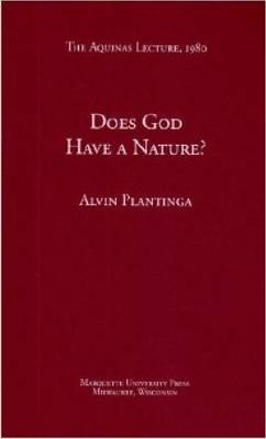 Book cover for Does God Have a Nature?