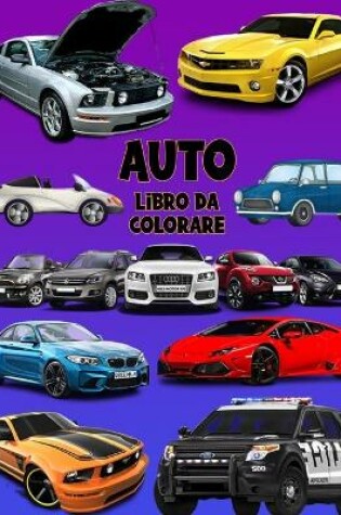 Cover of Auto libro da colorare