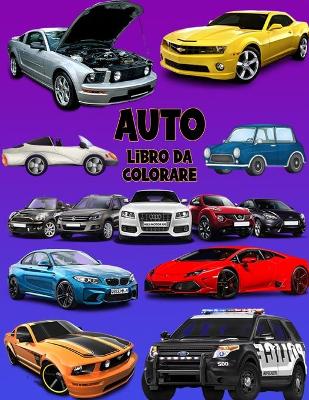 Book cover for Auto libro da colorare