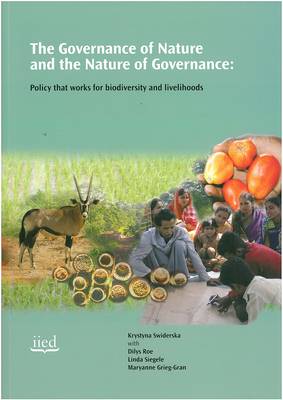Book cover for The Governance of Nature and the Nature of Governance