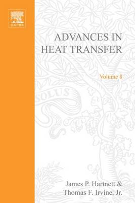 Cover of Advances in Heat Transfer Volume 8