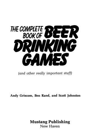 Cover of Beer Drinking Games