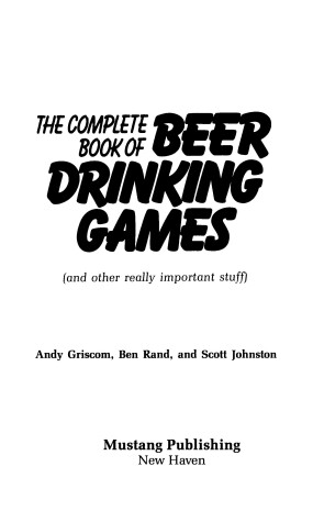Book cover for Beer Drinking Games