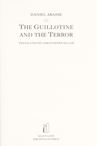 Cover of The Guillotine and the Terror