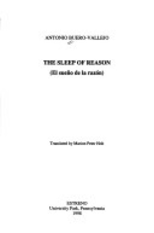 Cover of The Sleep of Reason