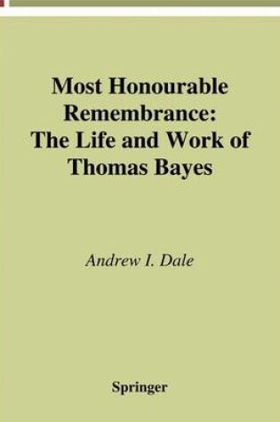 Cover of Most Honourable Remembrance