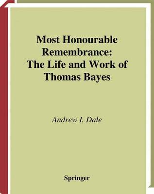 Book cover for Most Honourable Remembrance