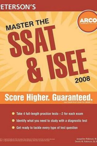 Cover of Peterson's Master the SSAT & ISEE