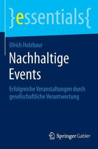 Cover of Nachhaltige Events