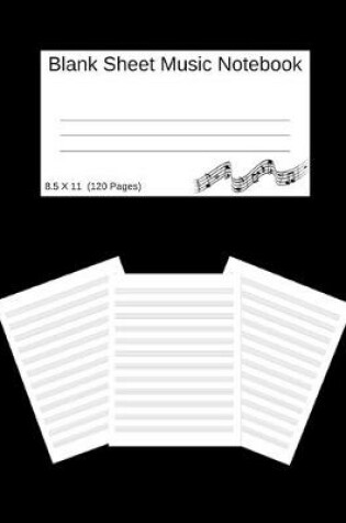 Cover of Blank Sheet Music Notebook