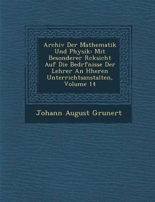 Book cover for Archiv Der Mathematik Und Physik