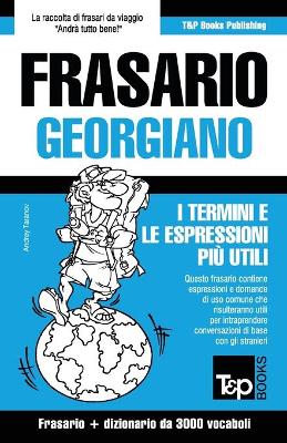 Book cover for Frasario Italiano-Georgiano e vocabolario tematico da 3000 vocaboli