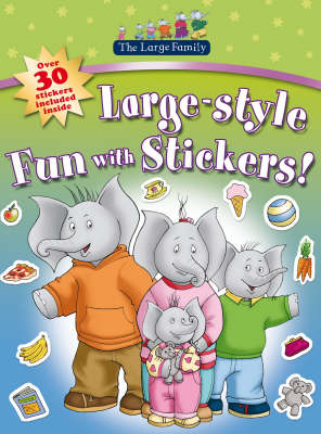 Book cover for Large-Style Fun With Stickers