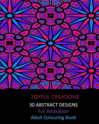 Book cover for 30 Abstract Designs For Relaxation