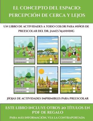 Cover of Hojas de actividades imprimibles para preescolar (El concepto del espacio