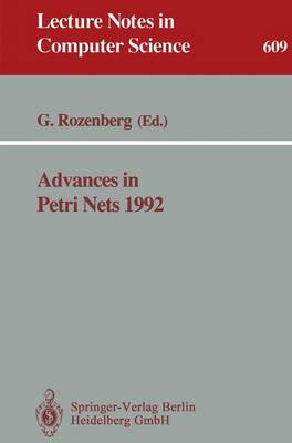 Book cover for Advances in Petri Nets 1992