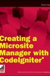 Book cover for Creating a Microsite Manager with Codeigniter