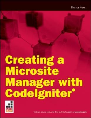 Cover of Creating a Microsite Manager with Codeigniter